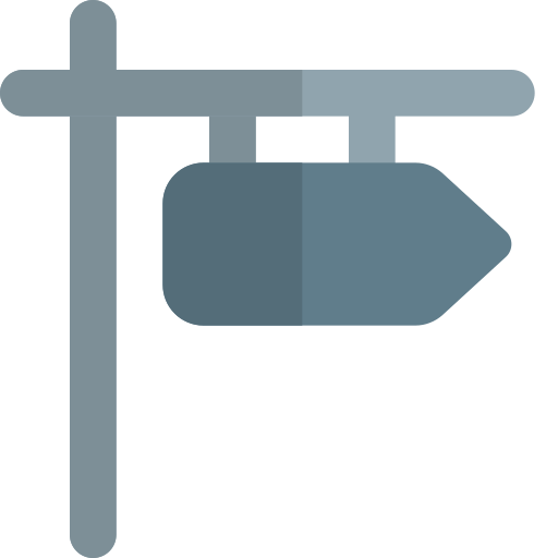 letrero Pixel Perfect Flat icono