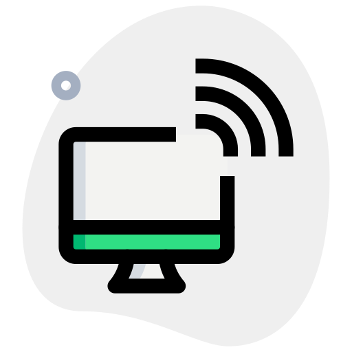 Wireless connection Generic Rounded Shapes icon