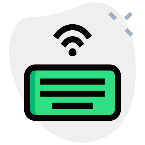 Wireless connectivity Generic Rounded Shapes icon