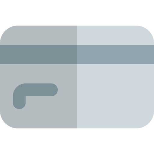 tarjeta de crédito Pixel Perfect Flat icono