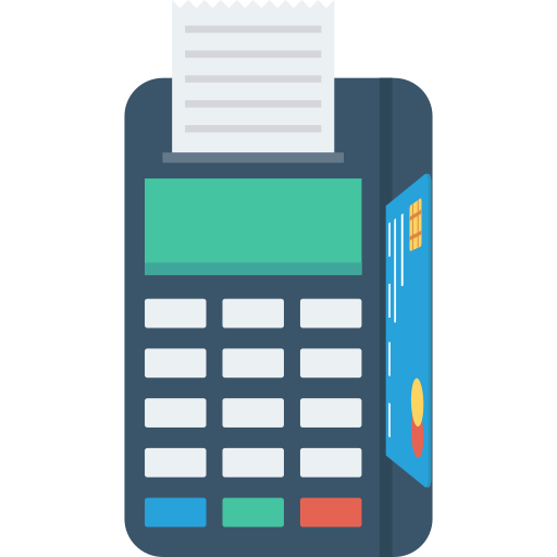 Card machine Dinosoft Flat icon