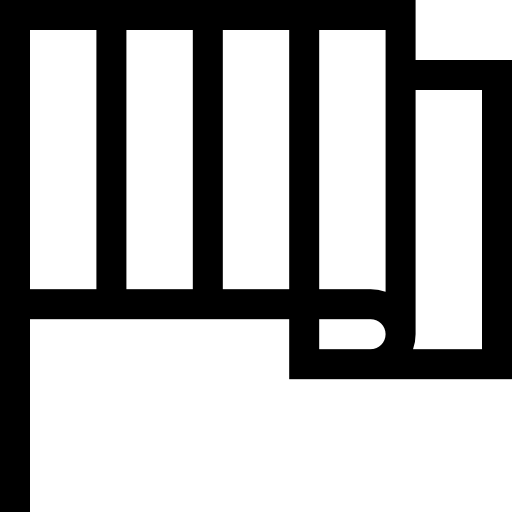 drapeau Basic Straight Lineal Icône