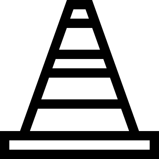 Cone Basic Straight Lineal icon