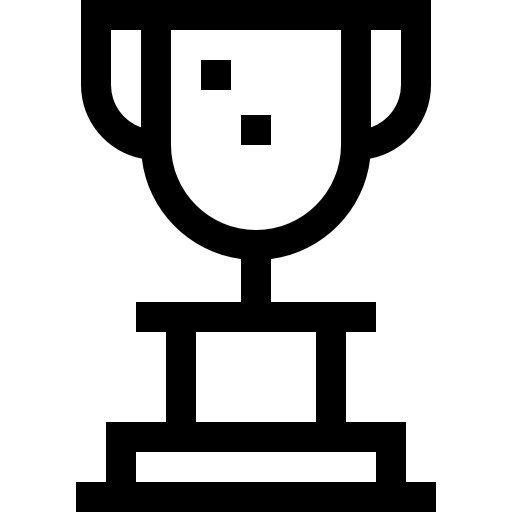 trofeo Basic Straight Lineal icona