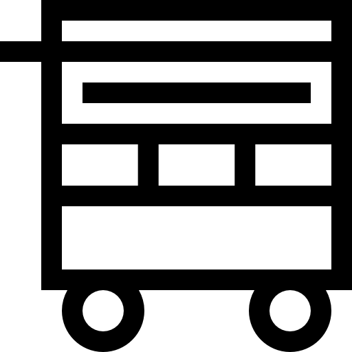 werkzeugwagen Basic Straight Lineal icon