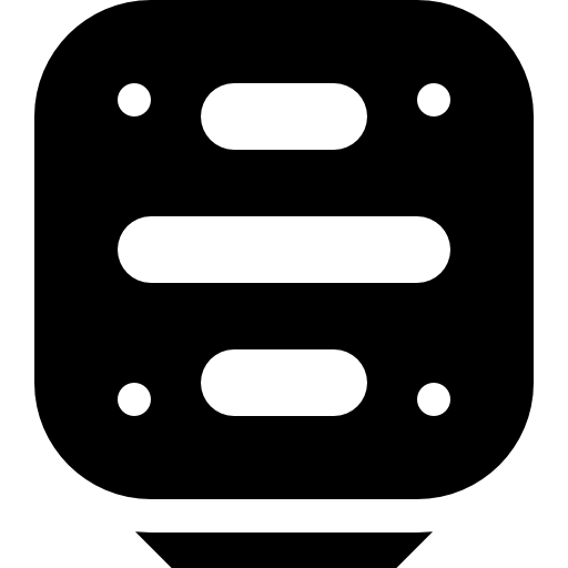 pedal Basic Straight Filled icon