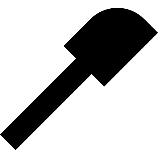 spatule Basic Straight Filled Icône