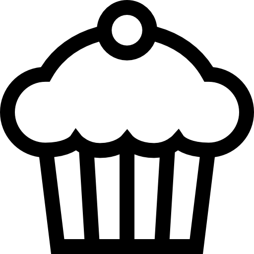 カップケーキ Basic Straight Lineal icon