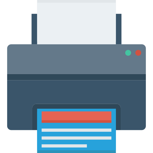 Printer Dinosoft Flat icon