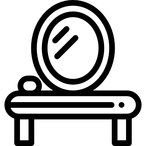 spiegel Detailed Rounded Lineal icoon