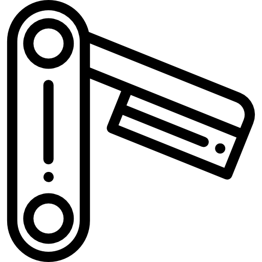 rasoio Detailed Rounded Lineal icona