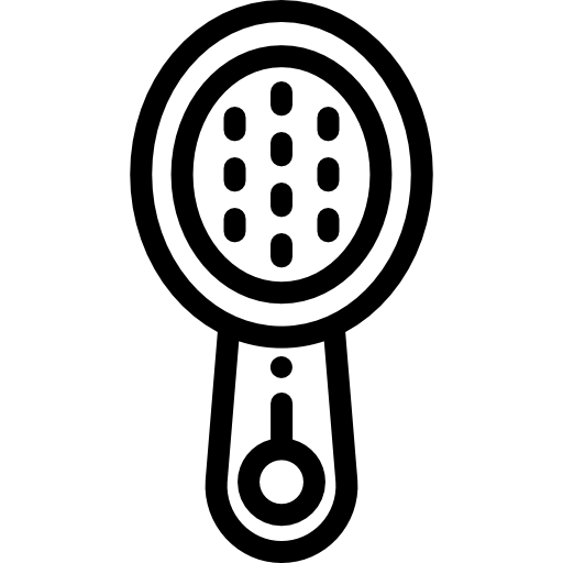 Hairbrush Detailed Rounded Lineal icon
