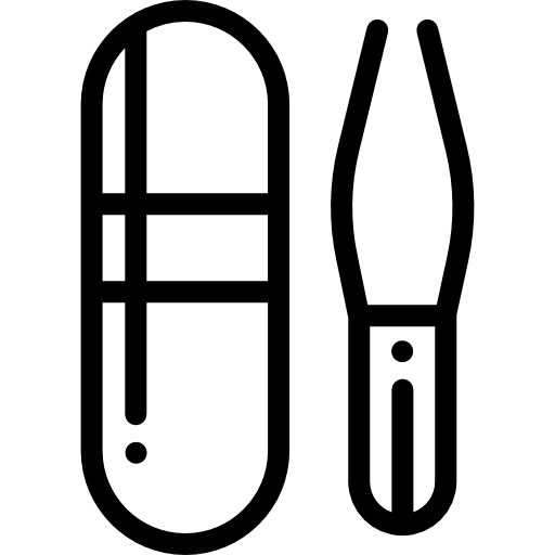 Tweezers Detailed Rounded Lineal icon