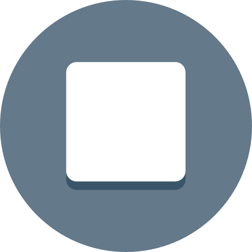 Stop button Dinosoft Flat icon