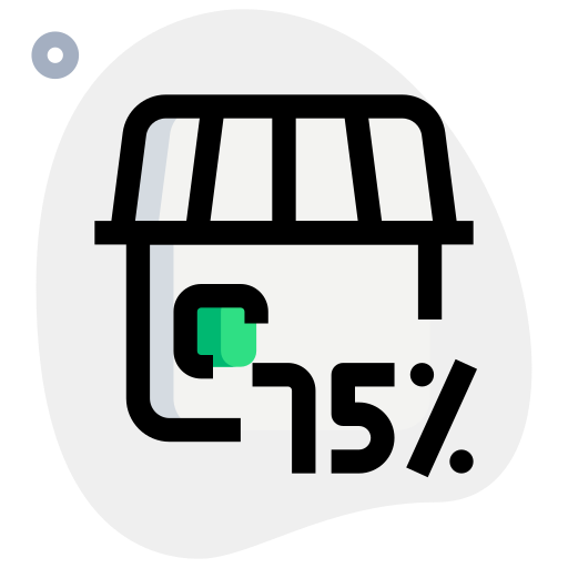 75 percent Generic Rounded Shapes icon