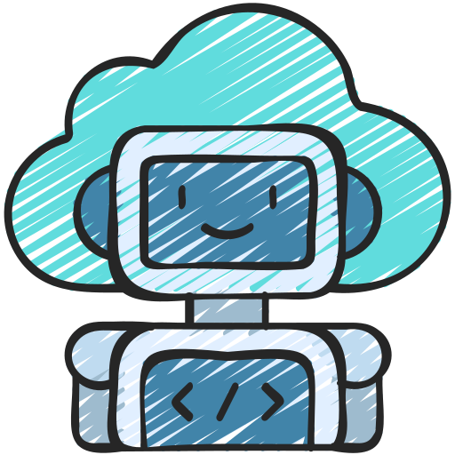 cloud intelligence Juicy Fish Sketchy Icône