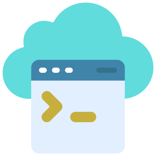 cloud-codierung Juicy Fish Flat icon
