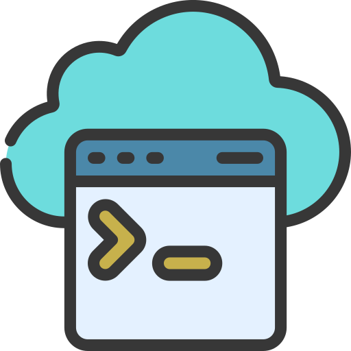 Cloud coding Juicy Fish Soft-fill icon