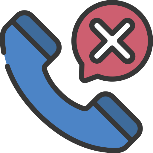 Phone call end Juicy Fish Soft-fill icon
