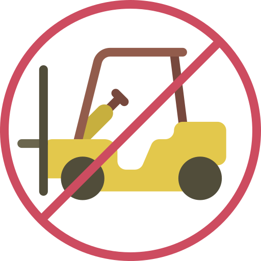 Forklift Juicy Fish Flat icon