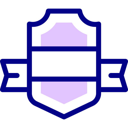 escudo Detailed Mixed Lineal color Ícone
