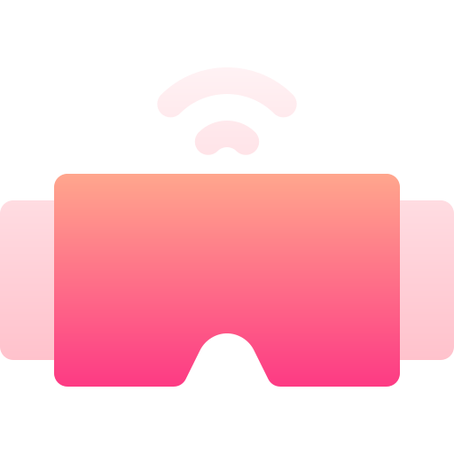 gafas de realidad virtual Basic Gradient Gradient icono