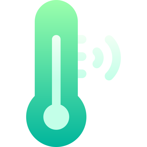 termometr Basic Gradient Gradient ikona