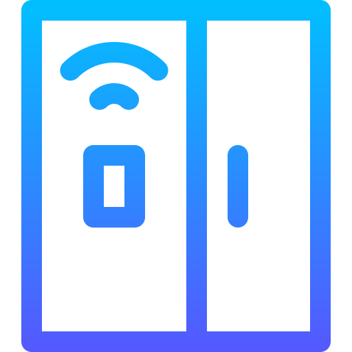 Refrigerator Basic Gradient Lineal color icon