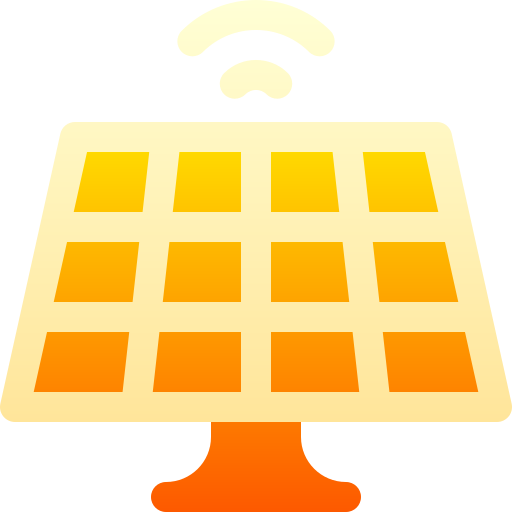 panel solar Basic Gradient Gradient icono