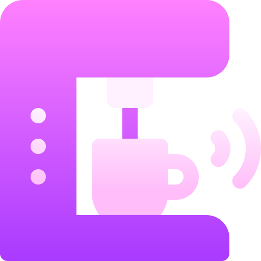 Coffee machine Basic Gradient Gradient icon