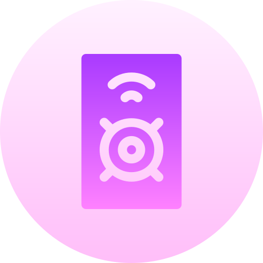 スピーカー Basic Gradient Circular icon