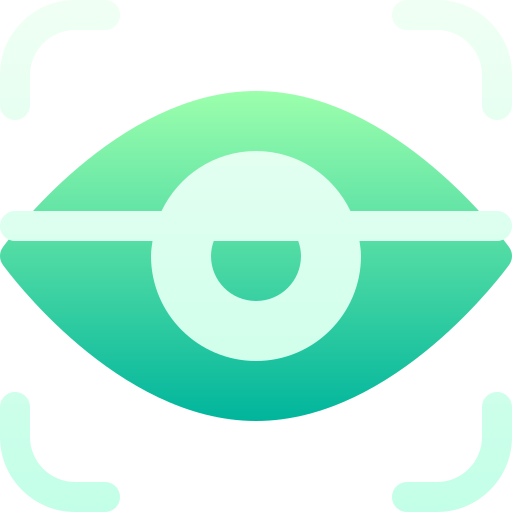 oogscanner Basic Gradient Gradient icoon