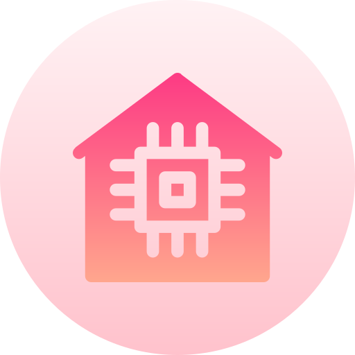 스마트 하우스 Basic Gradient Circular icon
