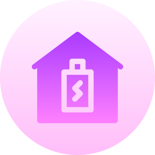 똑똑한 집 Basic Gradient Circular icon