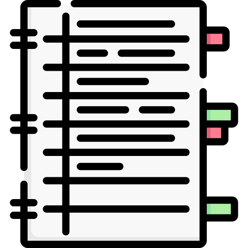 Notes Special Lineal color icon