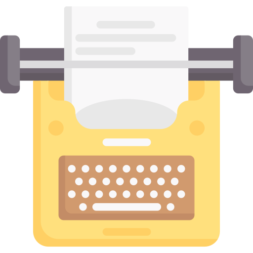 schrijfmachine Special Flat icoon
