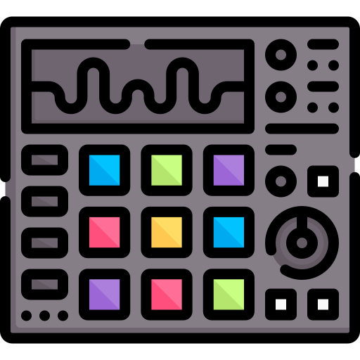 Drum machine Special Lineal color icon