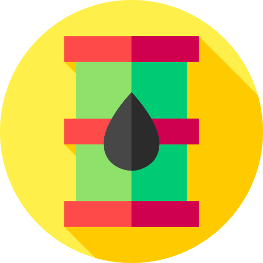 オイルバレル Flat Circular Flat icon