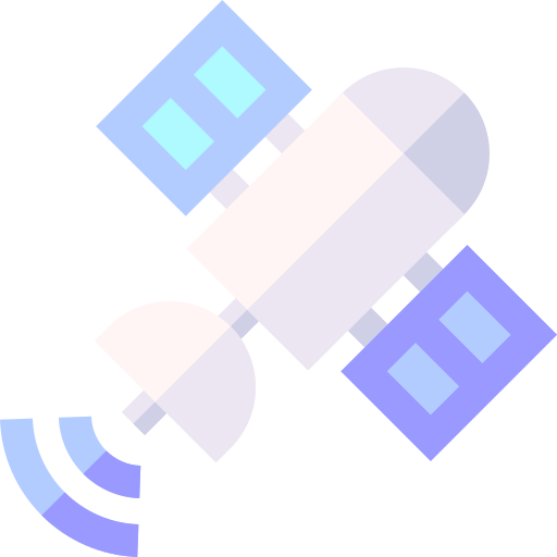 satelita Basic Straight Flat ikona