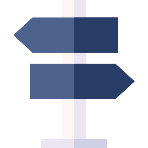 方向 Basic Straight Flat icon