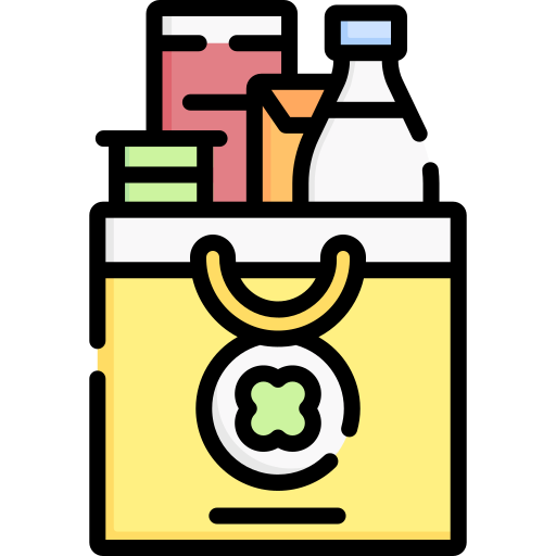 Grocery bag Special Lineal color icon
