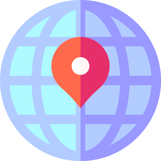 Geolocalization Basic Straight Flat icon