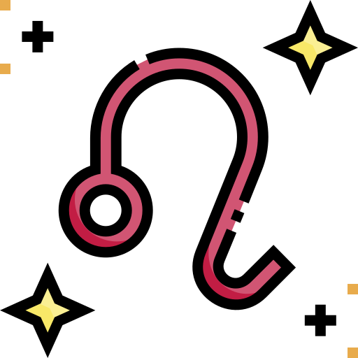 レオ Detailed Straight Lineal color icon