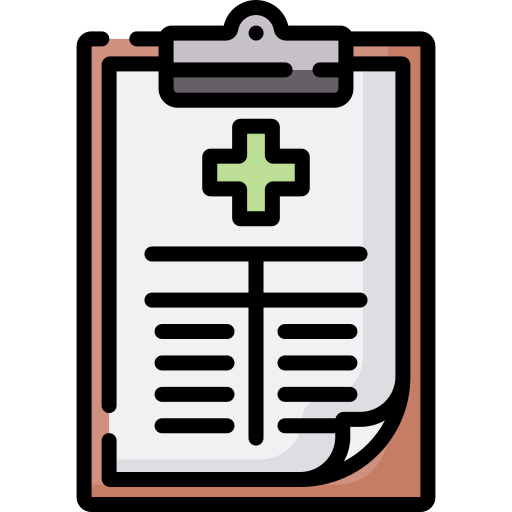 Medical records Special Lineal color icon