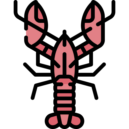 langosta Special Lineal color icono