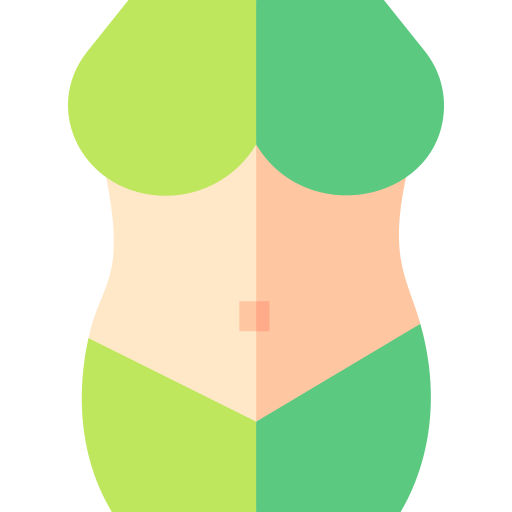 Женское тело Basic Straight Flat иконка