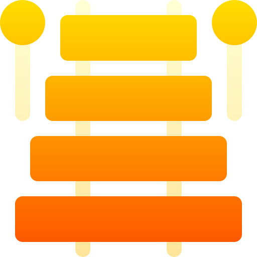 xilófono Basic Gradient Gradient icono