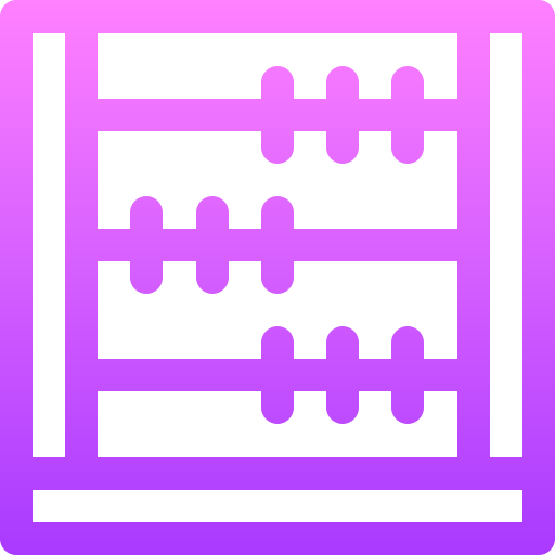 abakus Basic Gradient Lineal color icon