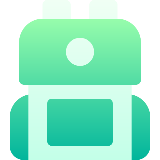 rucksack Basic Gradient Gradient icon
