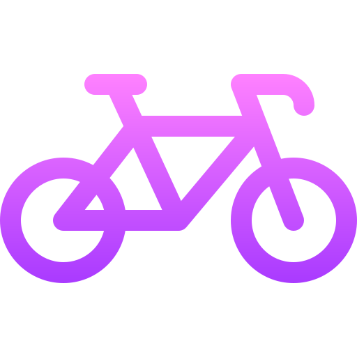 fahrrad Basic Gradient Lineal color icon